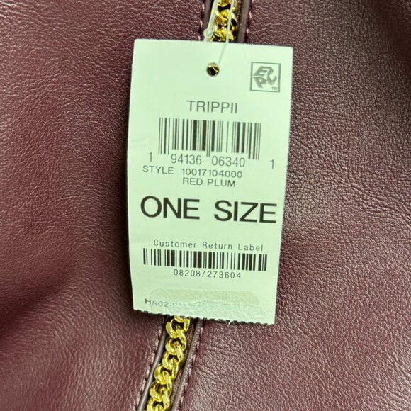 I.N.C. INTERNATIONAL CONCEPTS Trippii Extra-Large Tote – Red Plum - Picture 6 of 6